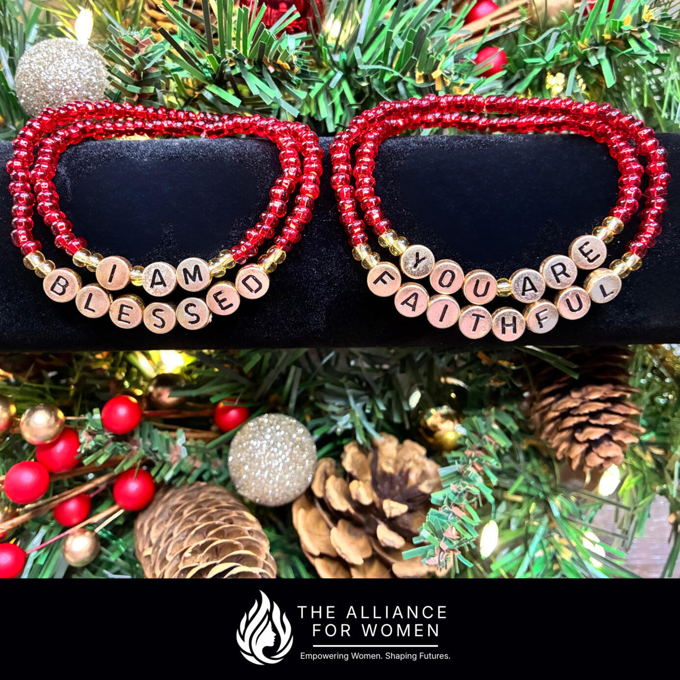 Holy Night - Affirmation Bracelet Set